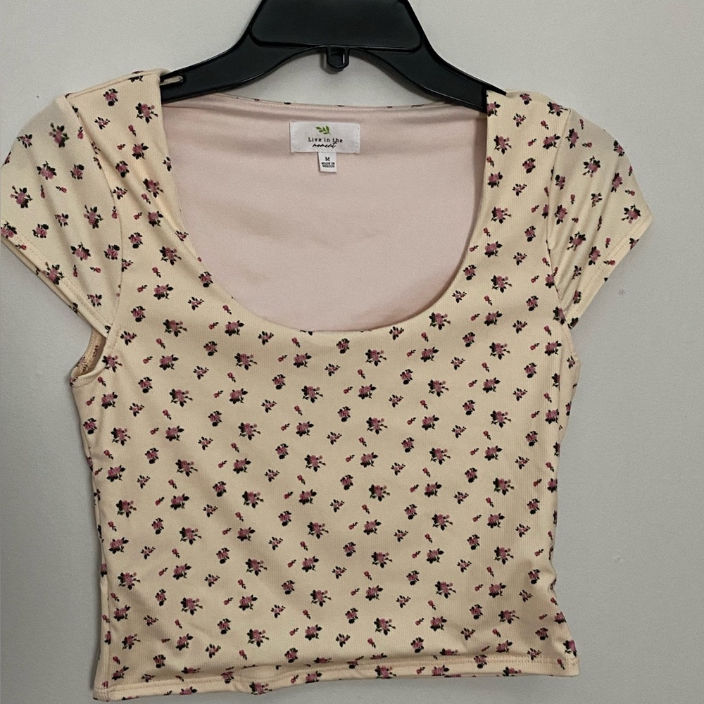 Floral print summer top